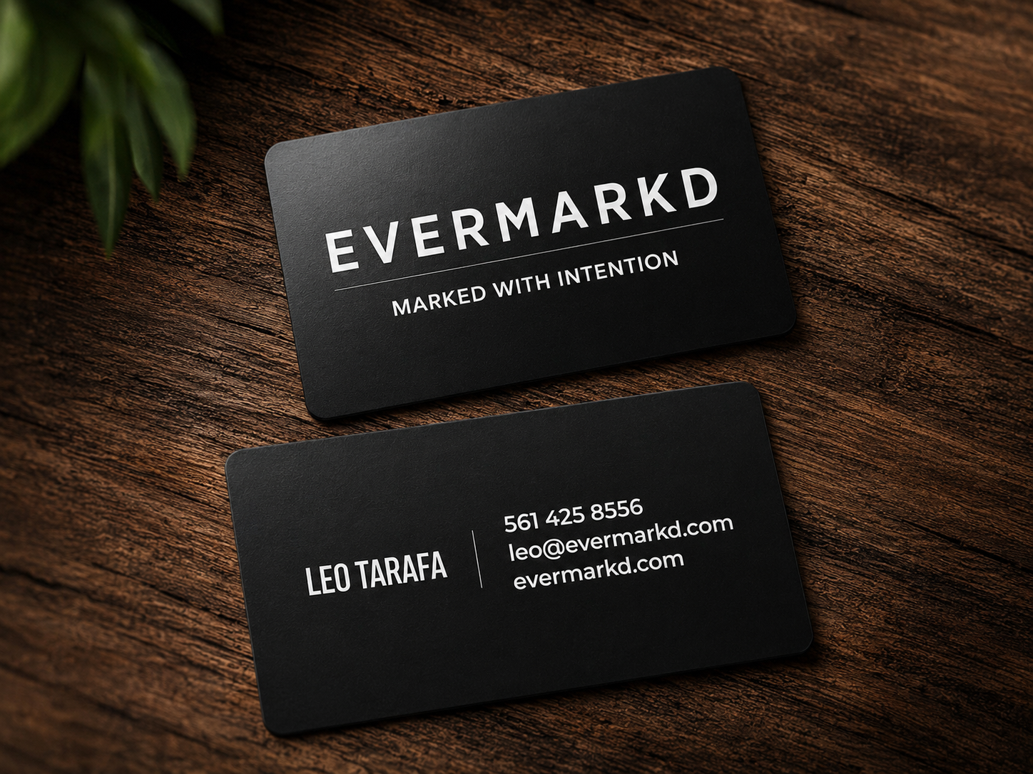 Custom Engraved - Aluminum Business Card (50 count)
