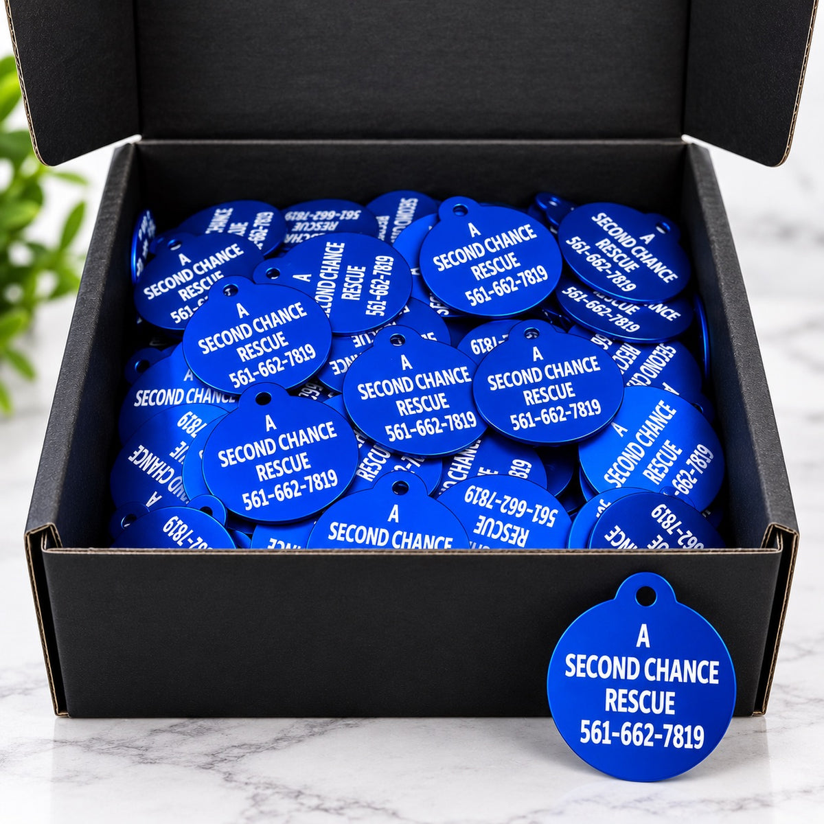 Bulk Aluminum Pet Tags (25 Pack)