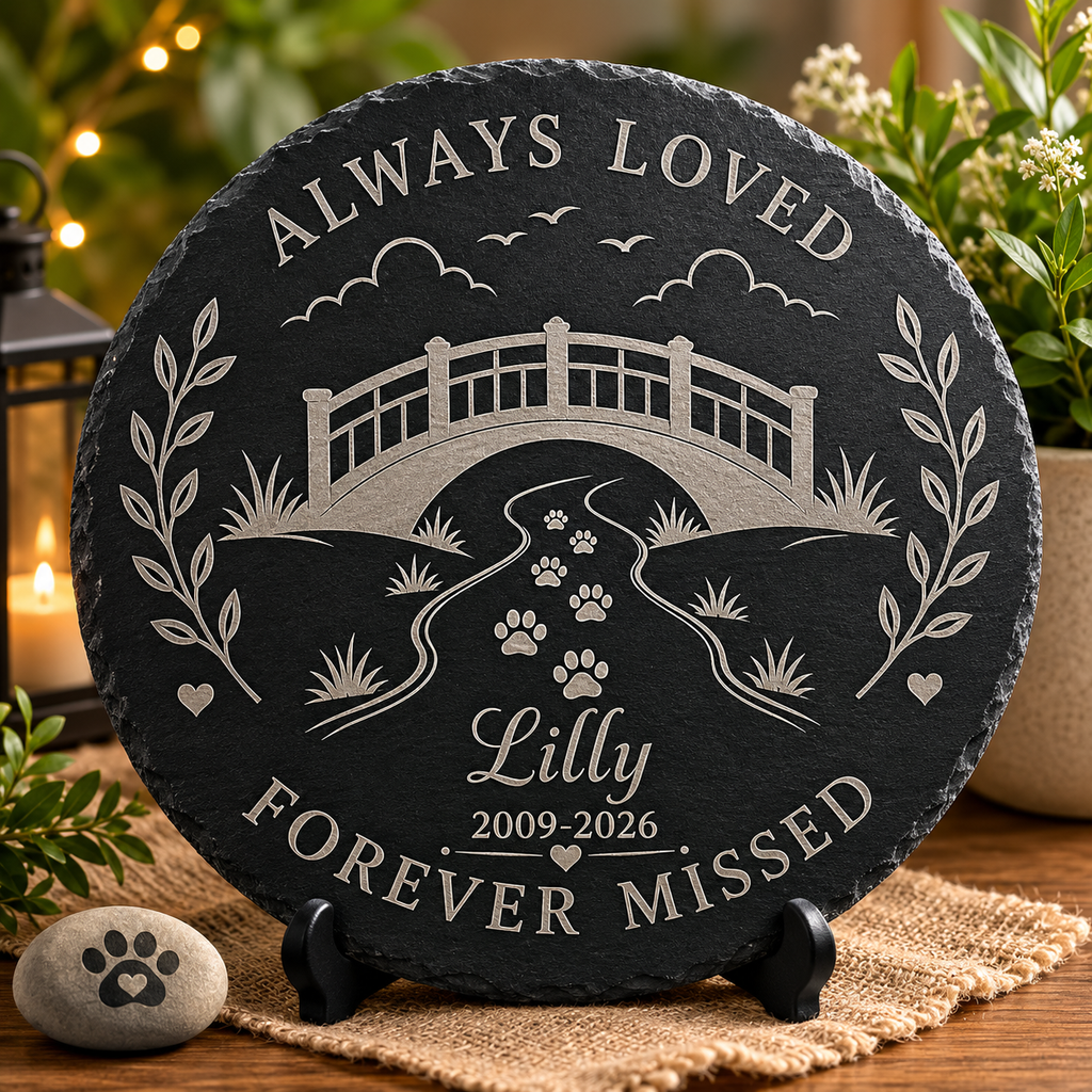 Custom Engraved - 8" Pet Memorial