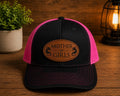 "Mother Of Girls" Custom Leatherette Patch Hat